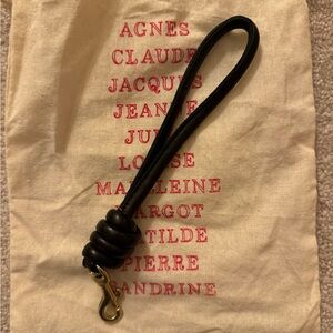 NWOT Clare V Cord wristlet in black